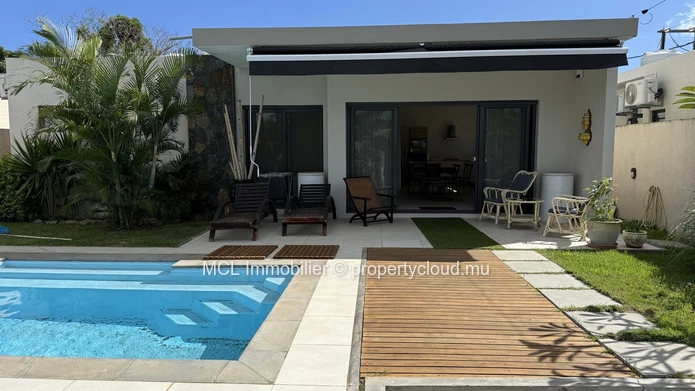 Furnished 3-bedroom villa with private pool.