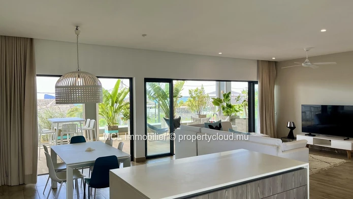 Appartement meublé de standing à louer à Pointe aux Canonniers