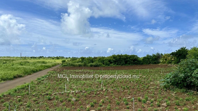 57 perches of agricultural land for sale at Domaine l'Ile d'Ambre .